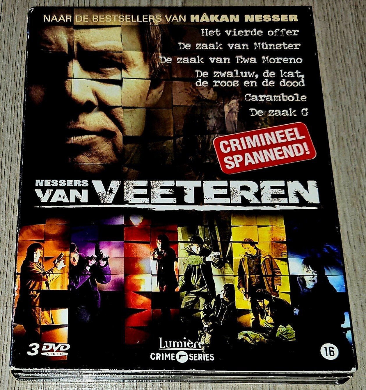 Nessers Van Veeteren - 3 DVD Boxset - Misdaad Thriller, Cd's en Dvd's, Dvd's | Thrillers en Misdaad, Vanaf 16 jaar, Nederlands