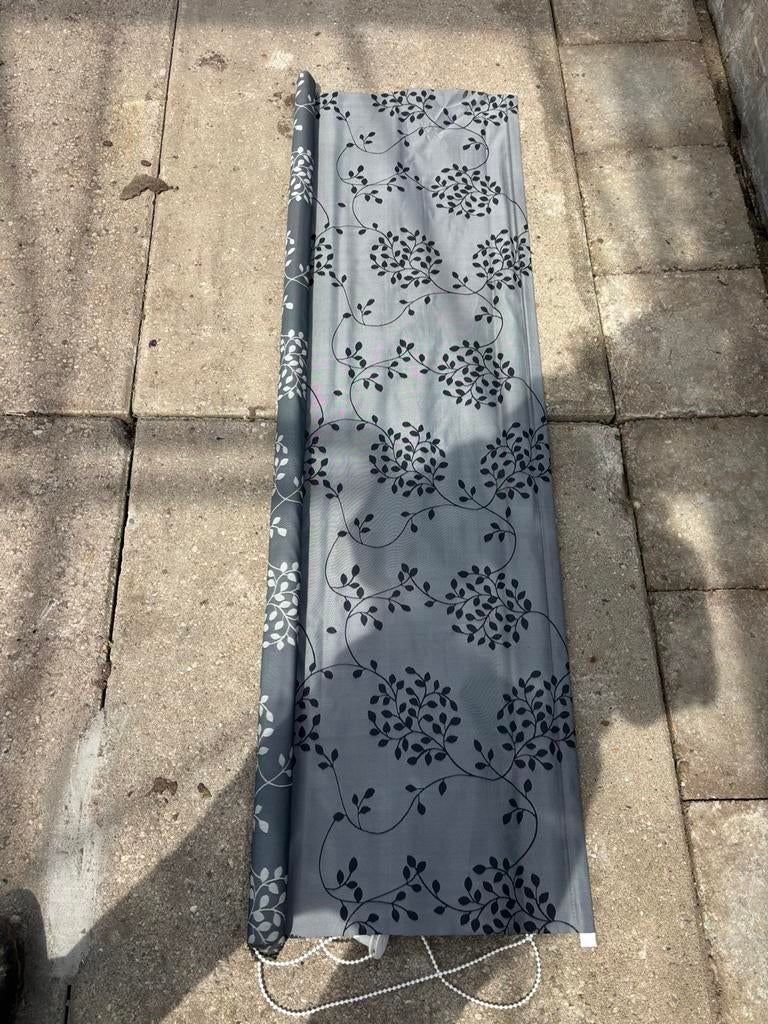 Als nieuw grijs rolgordijn 150 breed x 170 hoog, 100 tot 150 cm, Ophalen of Verzenden, Zo goed als nieuw, Grijs
