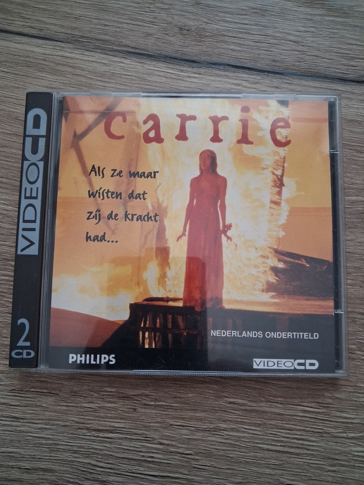 Carrie - VideoCD (2CD) - Horrorfilm van Stephen King, Horror, Gebruikt, Vanaf 16 jaar, Nederlands