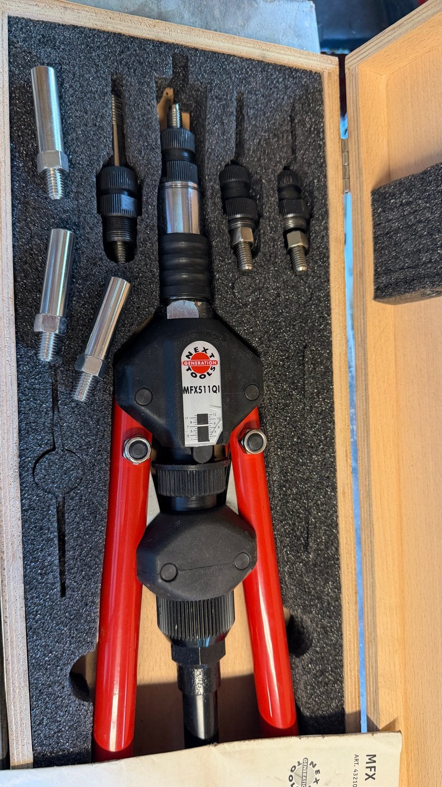 Nieuwe professionele blindklinkmoertang Masterfix MFX511Q1, Doe-het-zelf en Verbouw, Gereedschap | Handgereedschap, Ophalen of Verzenden