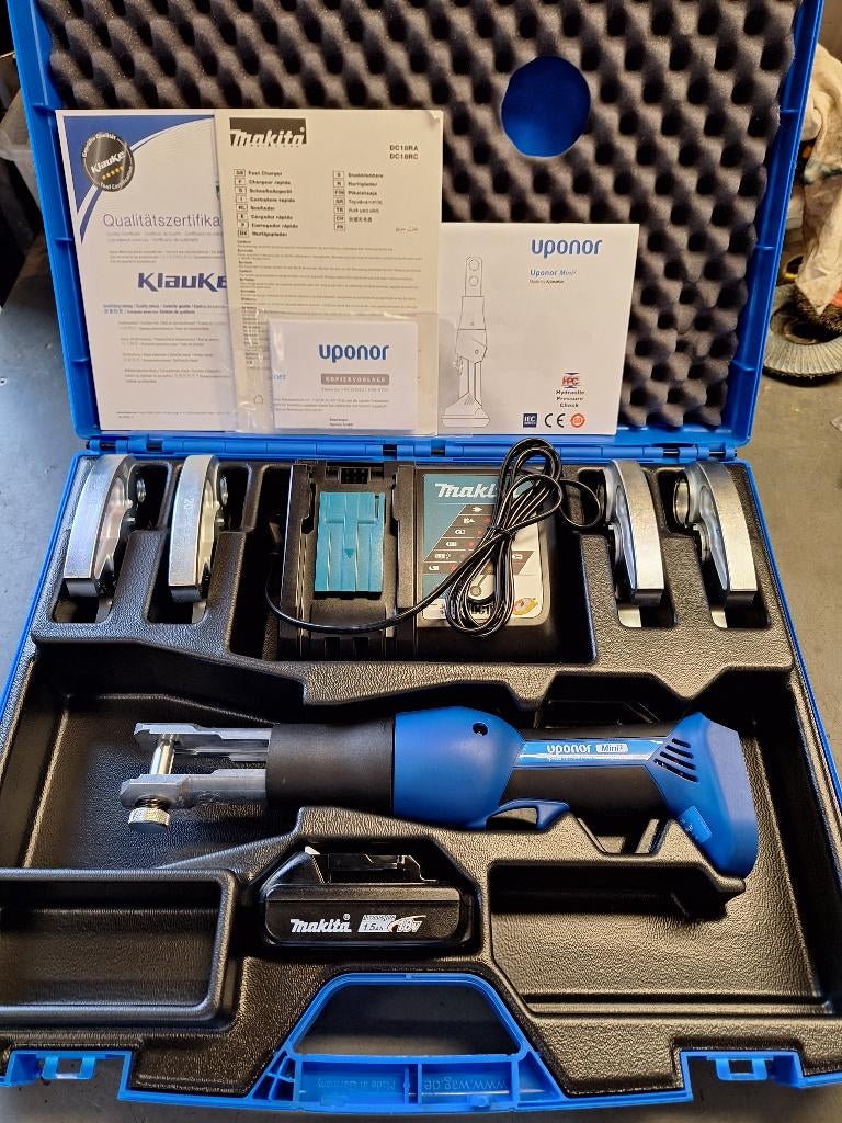 Uponor Mini 2 Accu perstang persmachine persapparaat NIEUW!, ., Nieuw, Ophalen of Verzenden, .