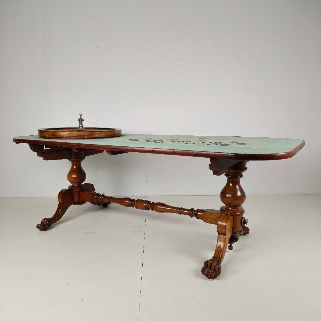 Antieke roulette tafel Mason & Co -Denver, Colorado,20e eeuw, Ophalen of Verzenden