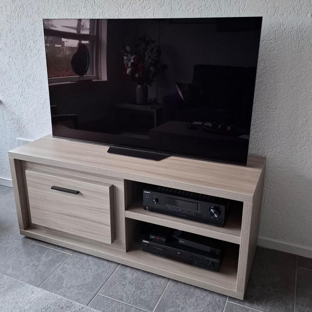 Complete set: TV-kast, salontafel en bijzettafel, Huis en Inrichting, Ophalen, 100 tot 150 cm, Zo goed als nieuw, Minder dan 100 cm