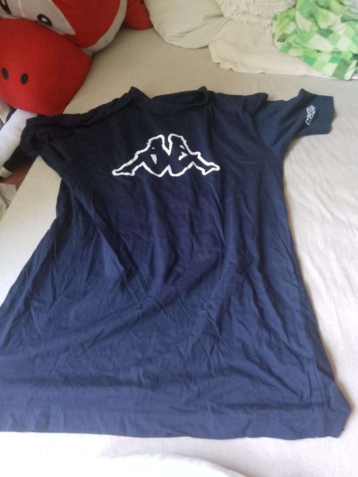 Kappa T-shirt met logo - Donkerblauw, Maat 38/40 (M), Kappa, Blauw, Ophalen of Verzenden