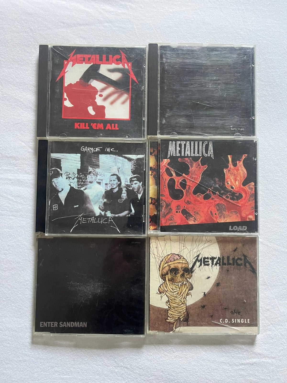 Metallica 6x CD, Ophalen of Verzenden, Gebruikt