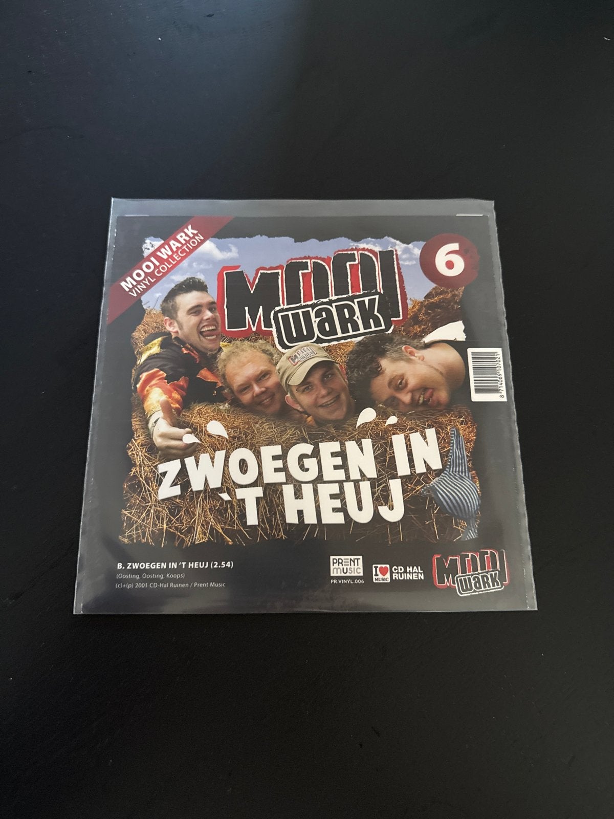 Mooi Wark - Zwoegen In 't Heuj - Vinyl Singel, 7 inch, Geseald, Ophalen of Verzenden, EP
