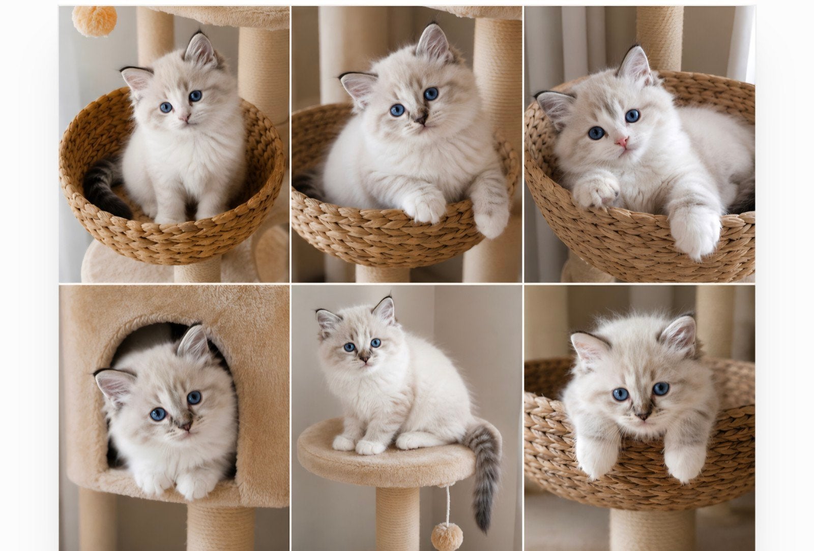 Prachtige raszuivere Ragdoll kittens te koop, Meerdere dieren, Ontwormd, 0 tot 2 jaar