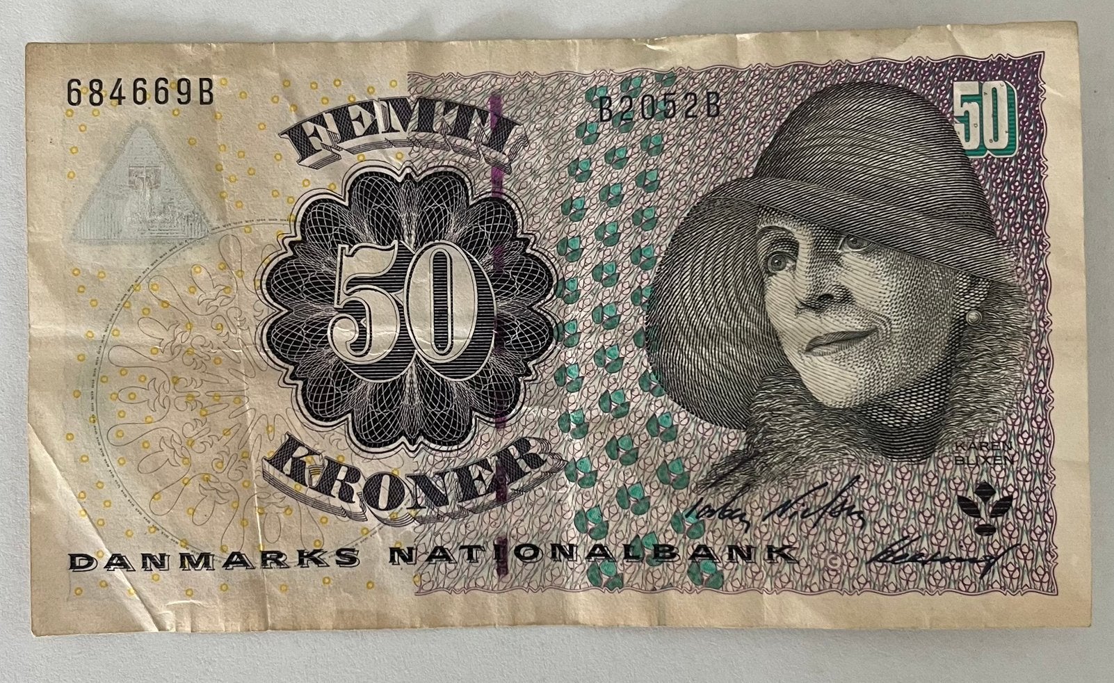 Denemarken 50 Kroon 2009 gebruikte staat, Postzegels en Munten, Bankbiljetten | Europa | Niet-Eurobiljetten, Verzenden, Overige landen