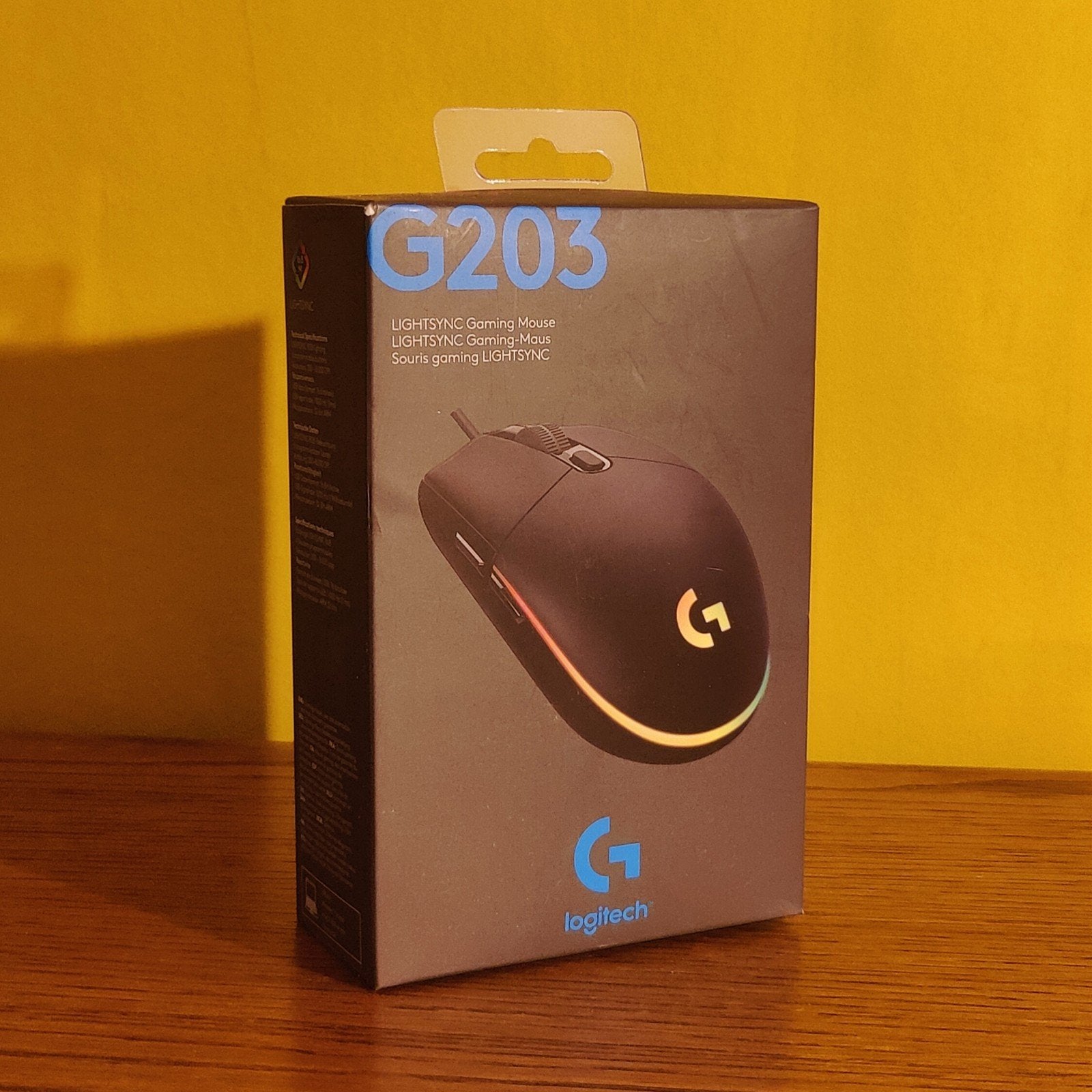 Logitech G G203 lightsync, Computers en Software, Rechtshandig, Muis, Logitech G, Gaming muis