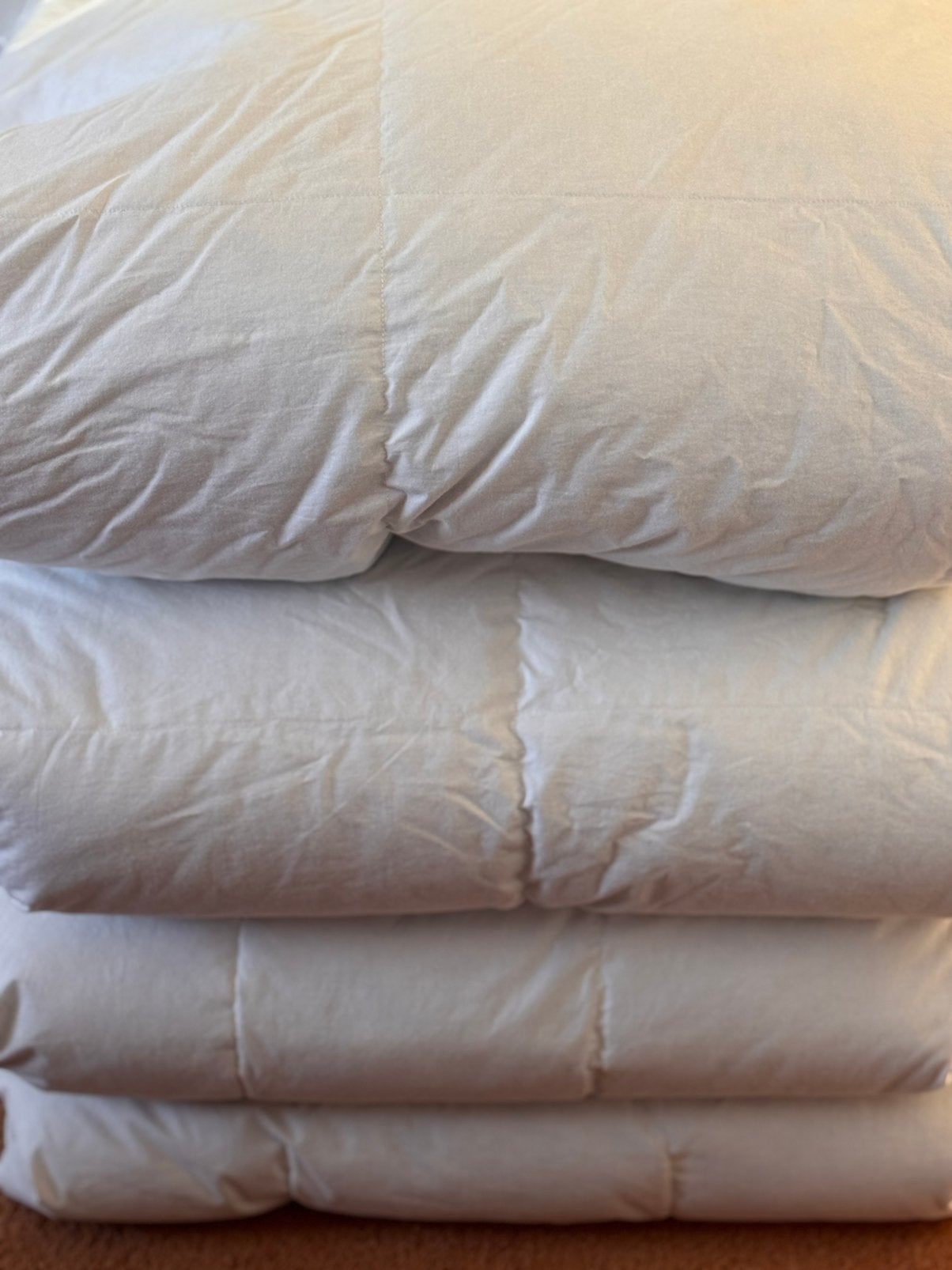 Ikea FJÄLLBRÄCKA 4-seizoenendekbed 2x 140, Wit, Dekbedovertrek, Tweepersoons, Ophalen of Verzenden