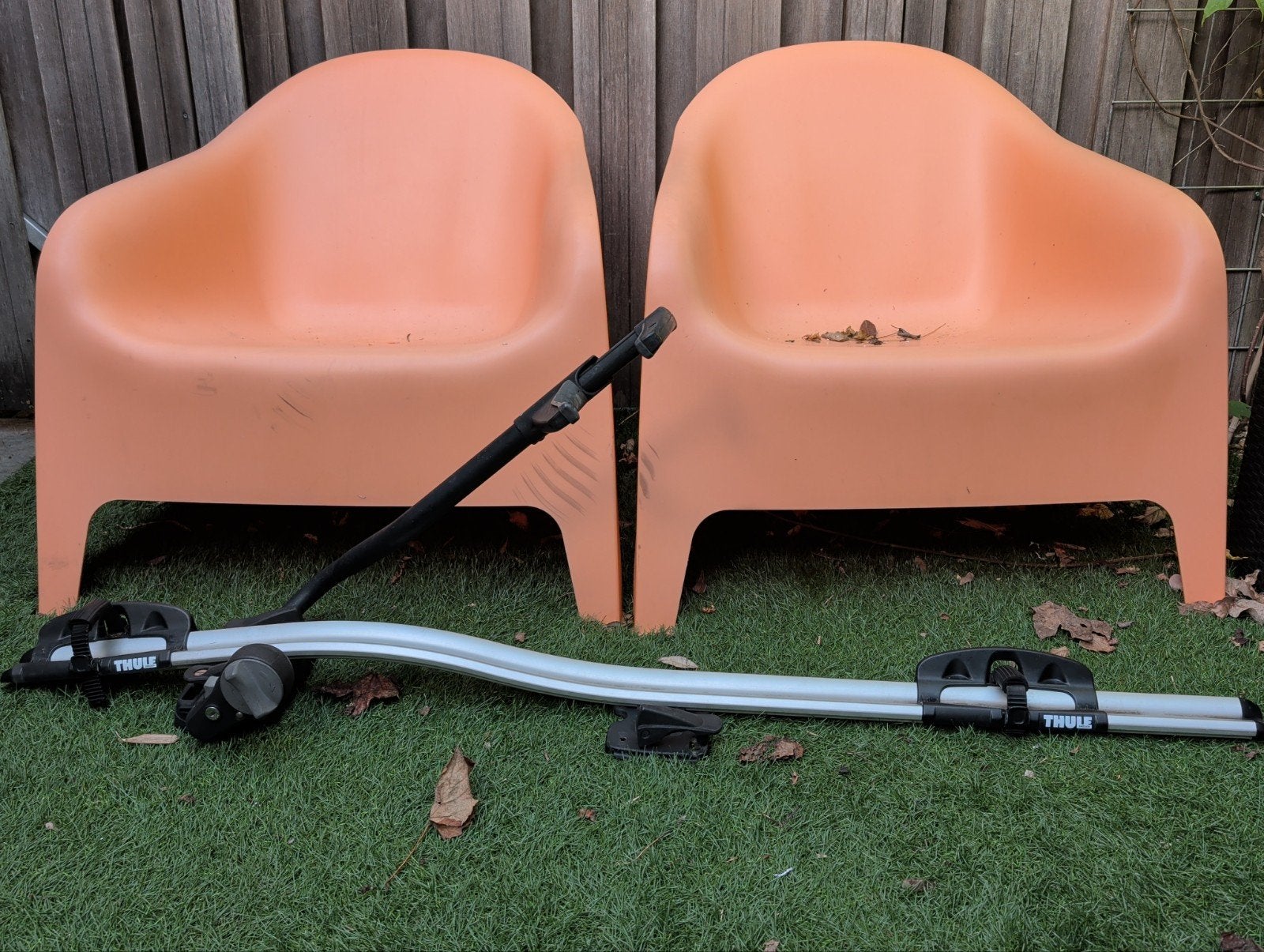 Thule proride 598 fietsendrager, Ophalen, Gebruikt, Brede banden, Dakdrager