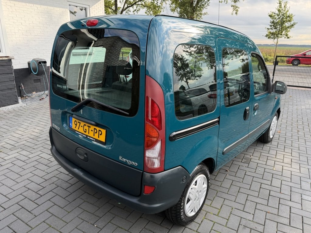 Renault Kangoo 1.4 Privilège | GROEN| 5PERS| STUURBEKRACHTI, Auto's, Stof, Renault, Origineel Nederlands, Handgeschakeld