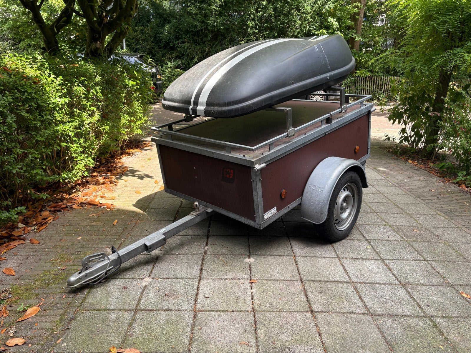 Compacte aanhanger 150x100x48 (excl. dakkoffer), Auto diversen, Aanhangers en Bagagewagens, Ophalen