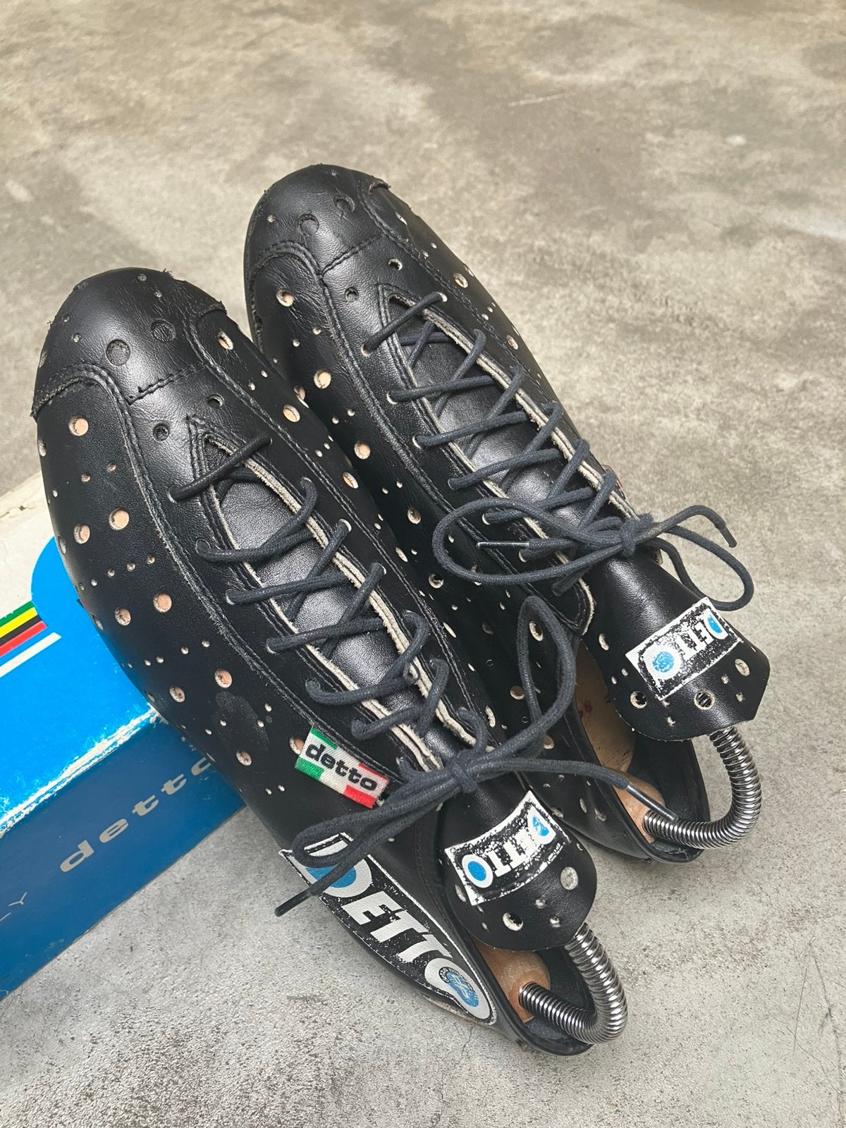 Detto Pietro vintage racefiets schoenen, Fietsen en Brommers, Ophalen, Zo goed als nieuw, Schoenen