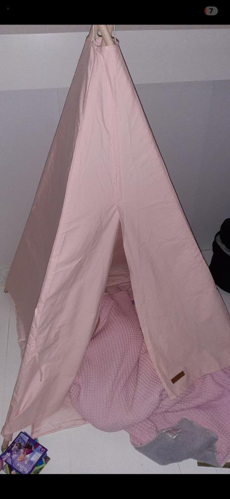 Little dutch speeltentje met kleed oud roze, Ophalen of Verzenden, Gebruikt