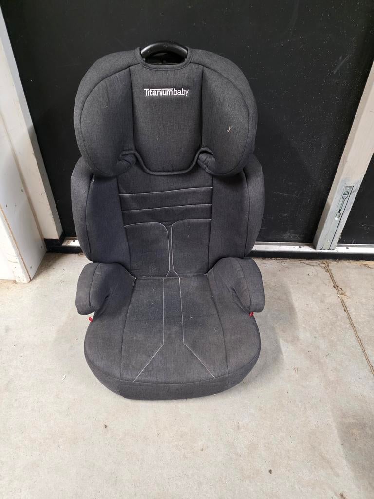 Titaniumbaby Kinderzitje - Grijs, Overige merken, 9 t/m 36 kg, Gebruikt, Autogordel