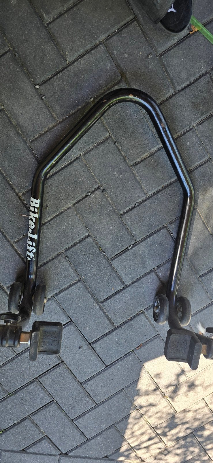 Paddockstand bike-lift, Ophalen, Gebruikt