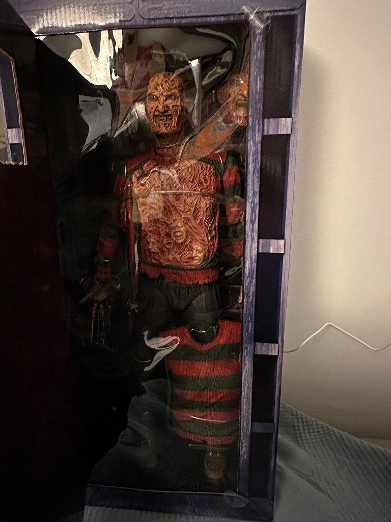 A nightmare on elmstreet 3 Freddy Krueger 1/4 Scale figure, Ophalen of Verzenden, Nieuw, Film, Actiefiguur of Pop