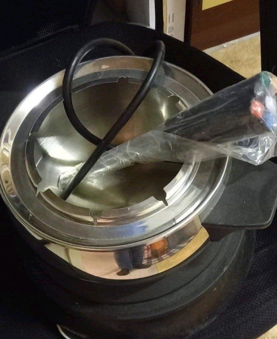 Elektrisch fondue pannetje - Zo goed als nieuw, Ophalen, Zo goed als nieuw, Elektrisch, Fonduepan