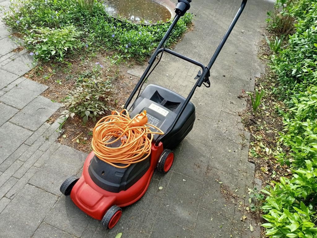 Elektrische grasmaaier, Ophalen, Gebruikt