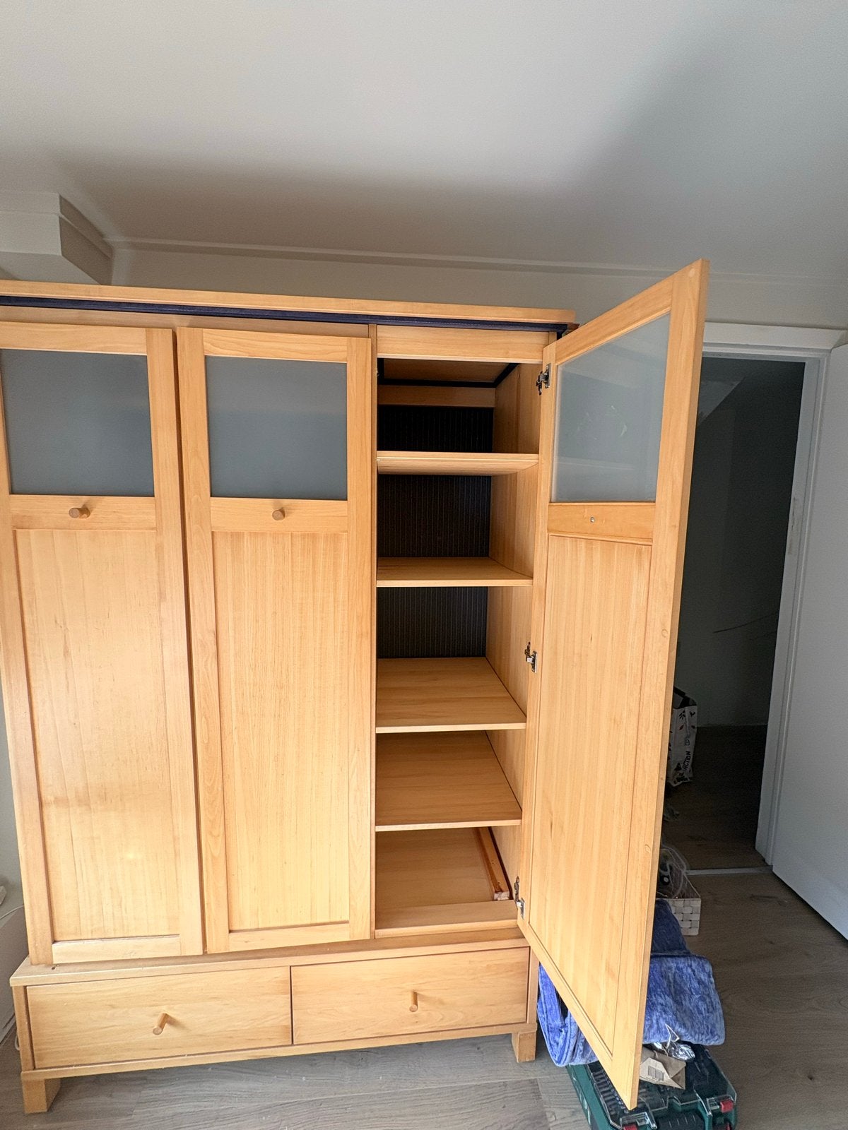 Vintage IKEA Kast - Goede Staat, Ophalen, Gebruikt, 100 tot 150 cm, 200 cm of meer