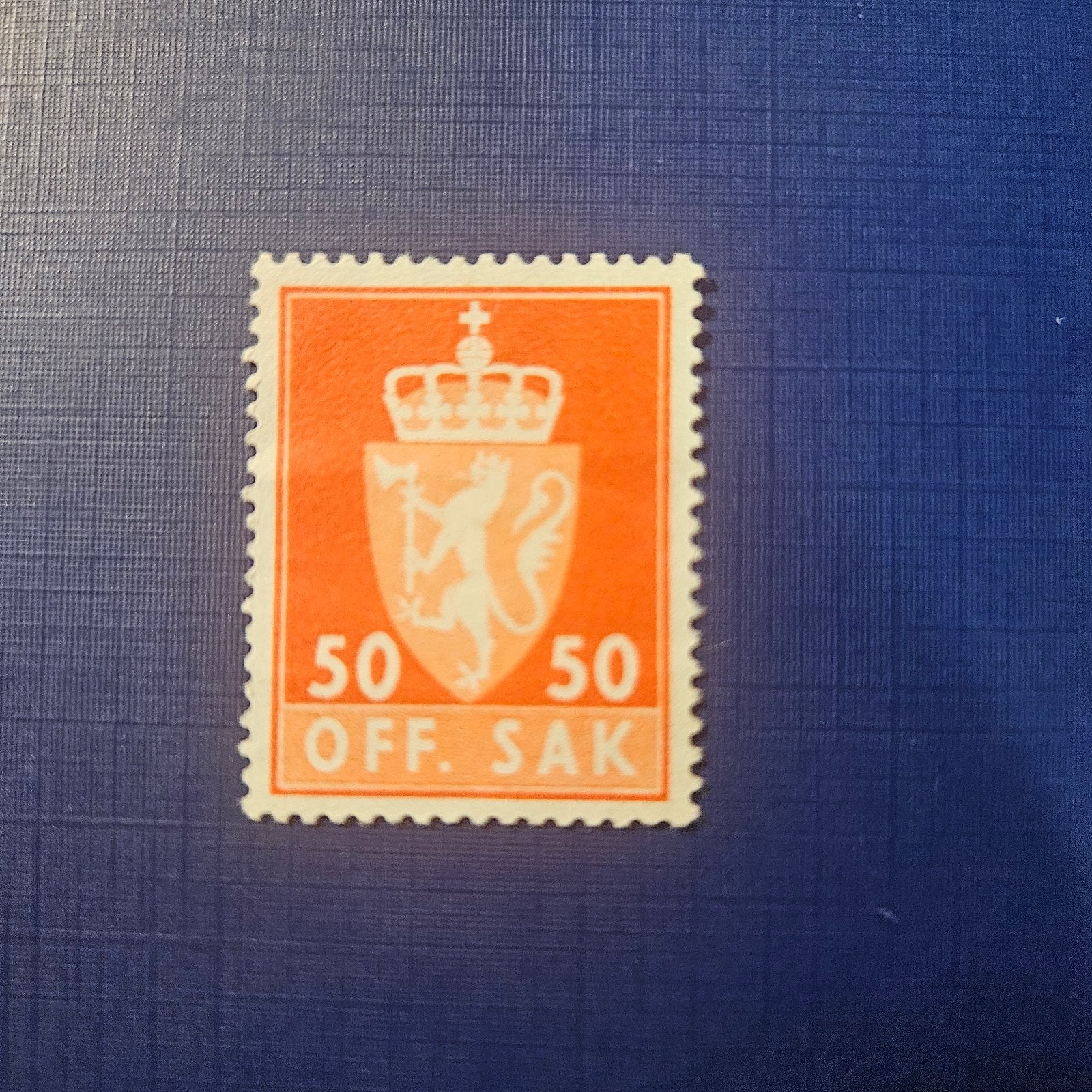 Noorwegen dienst nr 88 ongestempeld, Postzegels en Munten, Postzegels | Europa | Scandinavië, Ophalen of Verzenden, Noorwegen