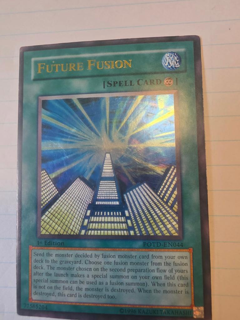 Yu-Gi-Oh! Future Fusion Spell Kaart (Foil, 1st Edition), Ophalen, Gebruikt, Losse kaart, Foil