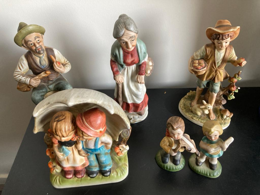 Vintage Beeldjes Collectie: Hummel-stijl Figuren, Verzamelen, Beelden en Beeldjes, Ophalen, Gebruikt, Hummel