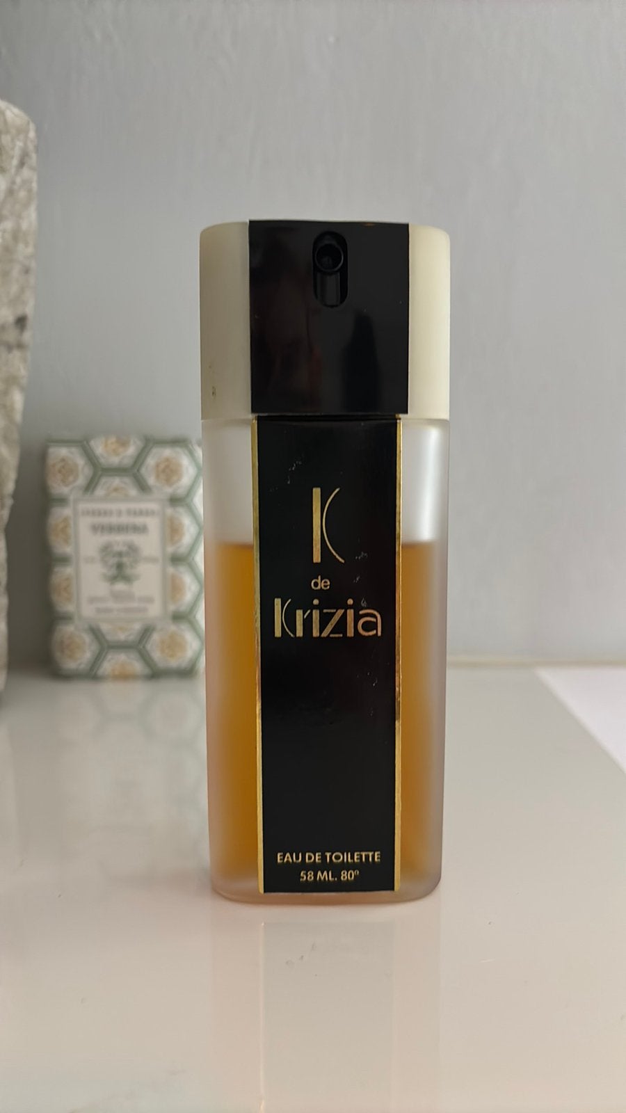 K de Krizia vintage parfum 58 ml, Ophalen of Verzenden, Gebruikt
