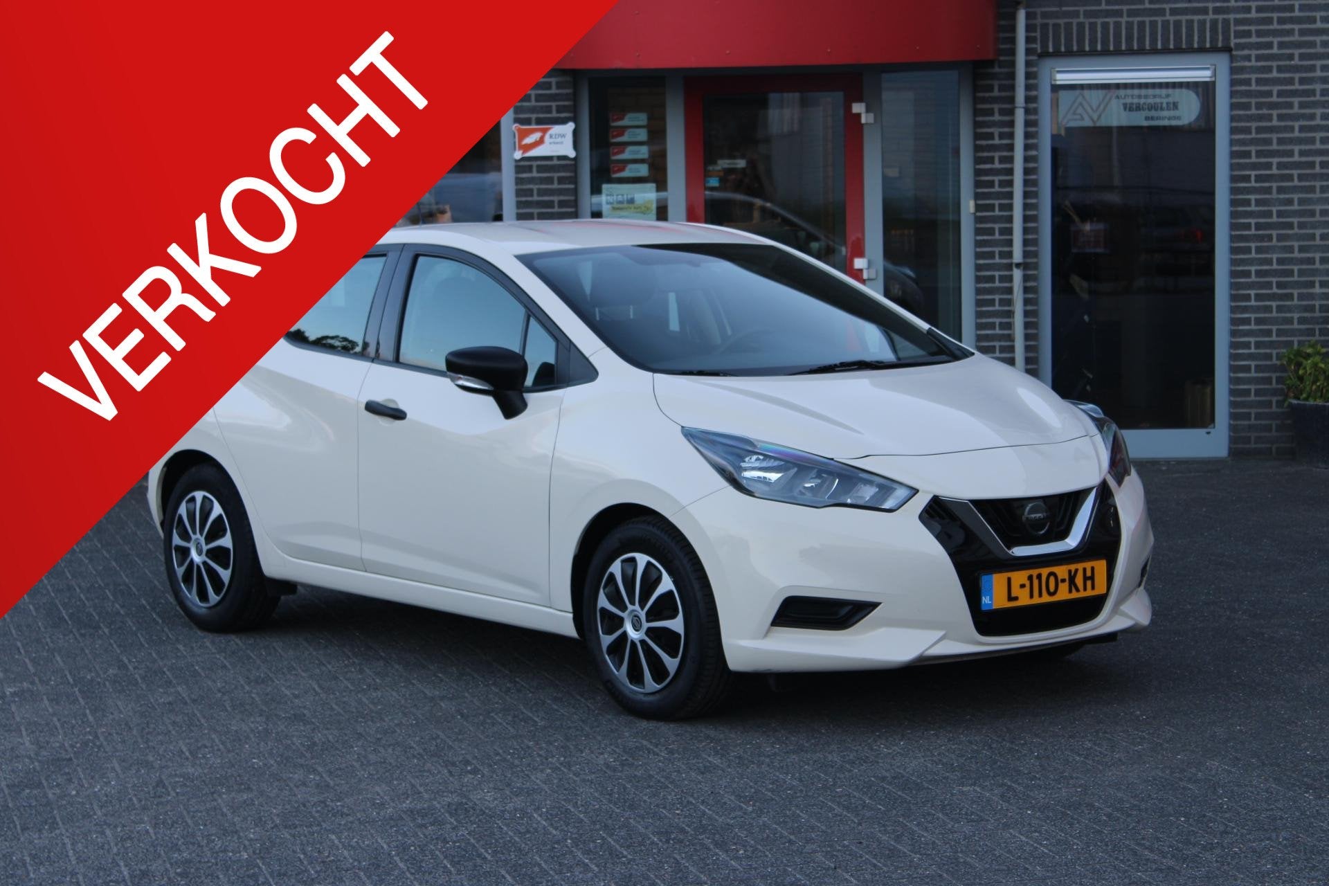 Nissan Micra 1.0 IG-T Visia, Voorwielaandrijving, Stof, Euro 6, Wit