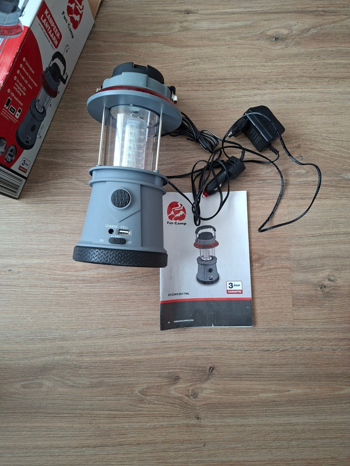 kampeer lantaarn/lamp, Ophalen, Zo goed als nieuw