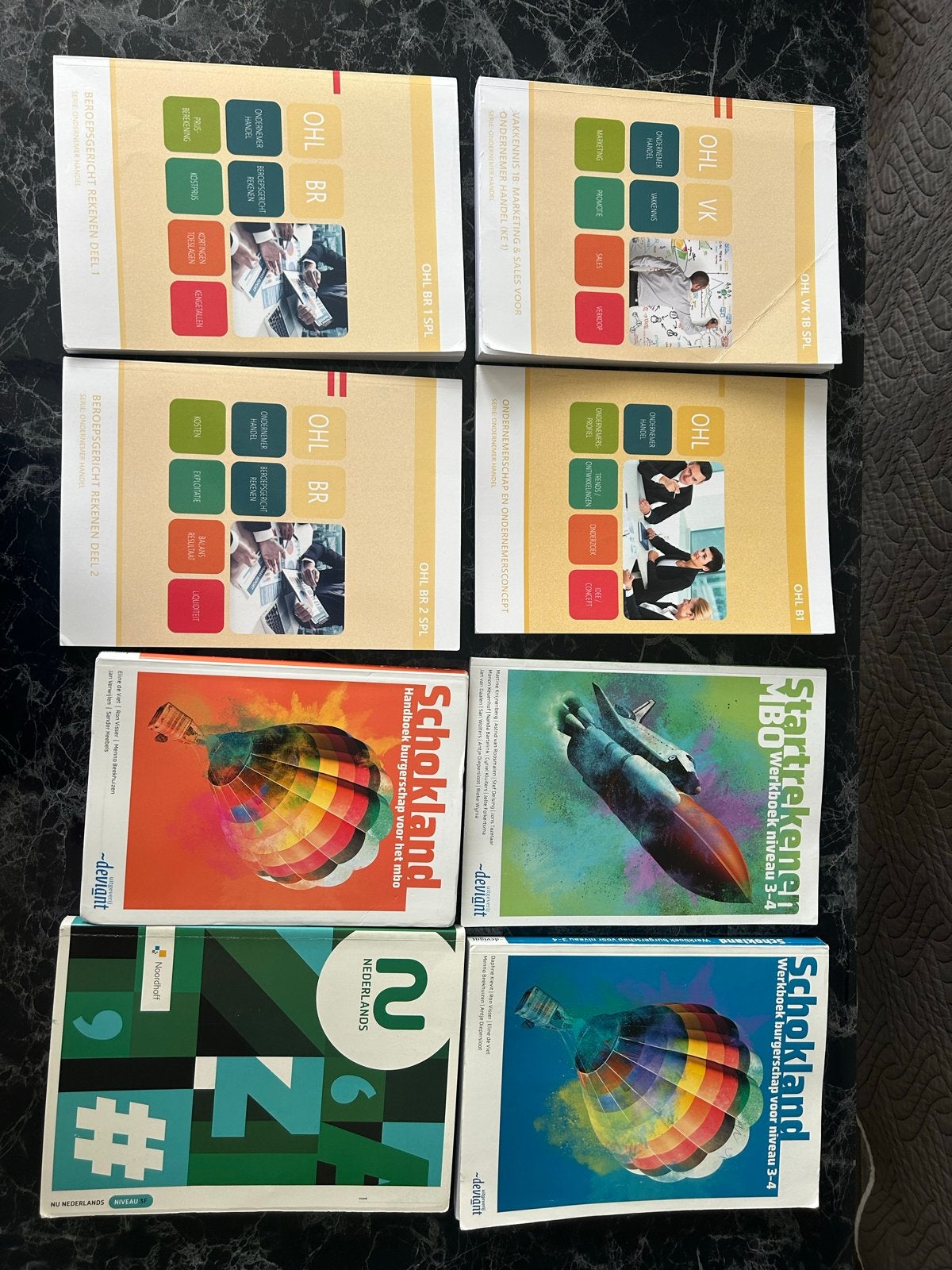 Diverse schoolboeken: OHL, Schokland, Startrekenen, Nederlan, Ophalen of Verzenden, Gelezen, Overige niveaus, Overige vakken