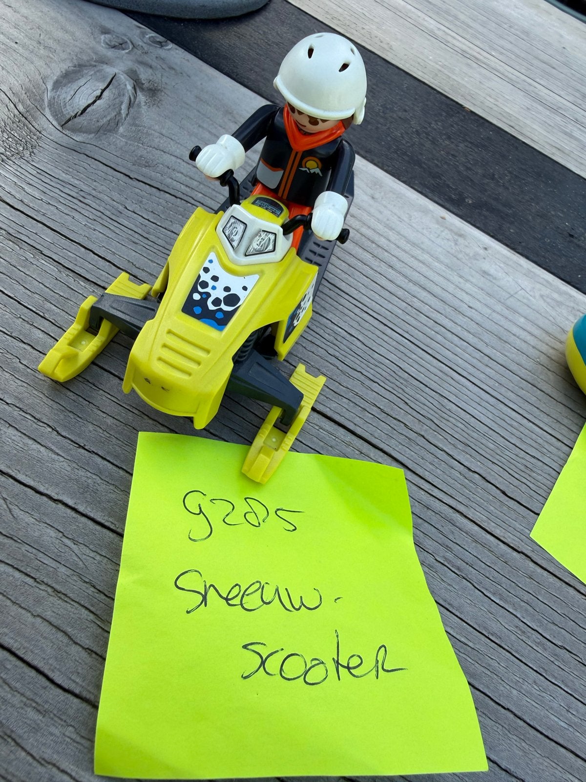 Playmobil 9285 Sneeuwscooter met figuur, Ophalen of Verzenden, Zo goed als nieuw