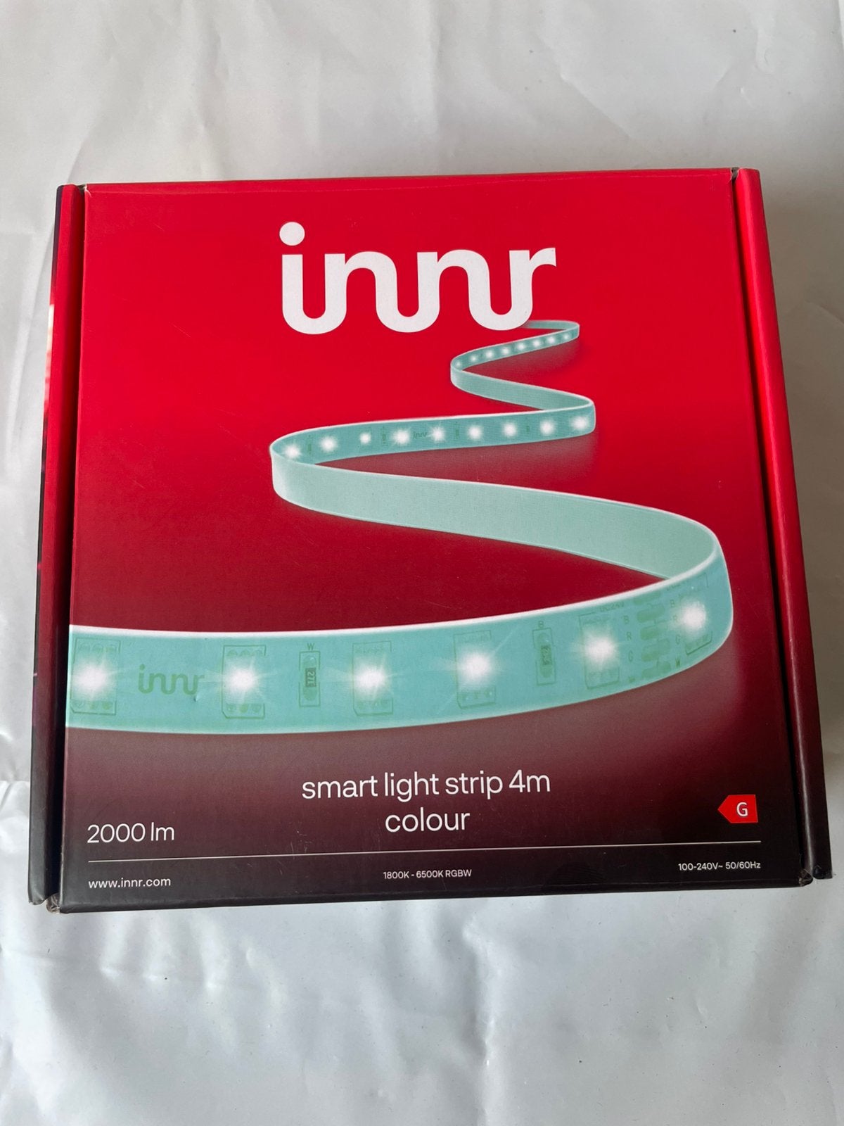 Innr Smart Flex Light Strip, Led-lamp, Minder dan 30 watt, Soft of Flame, Nieuw