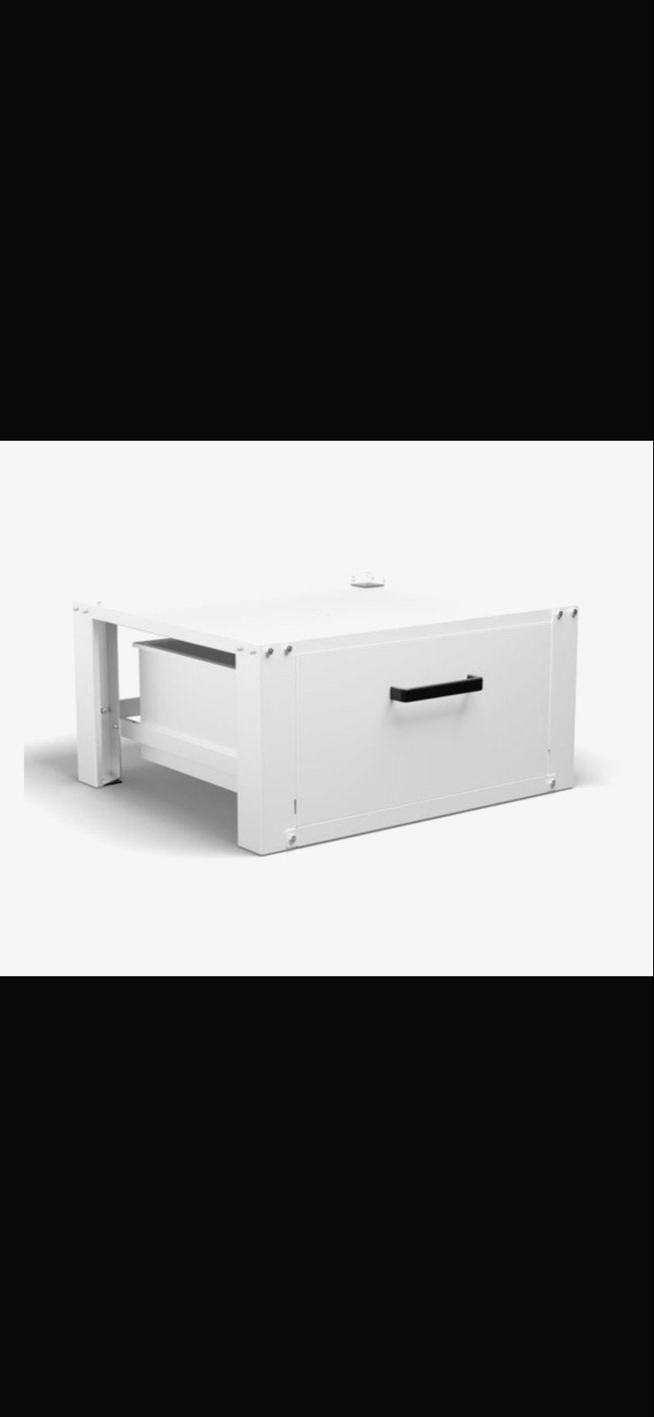 Wasmachine- en drogerverhoger met lade - Wit, Witgoed en Apparatuur, Onderdelen en Toebehoren, Ophalen of Verzenden, Nieuw