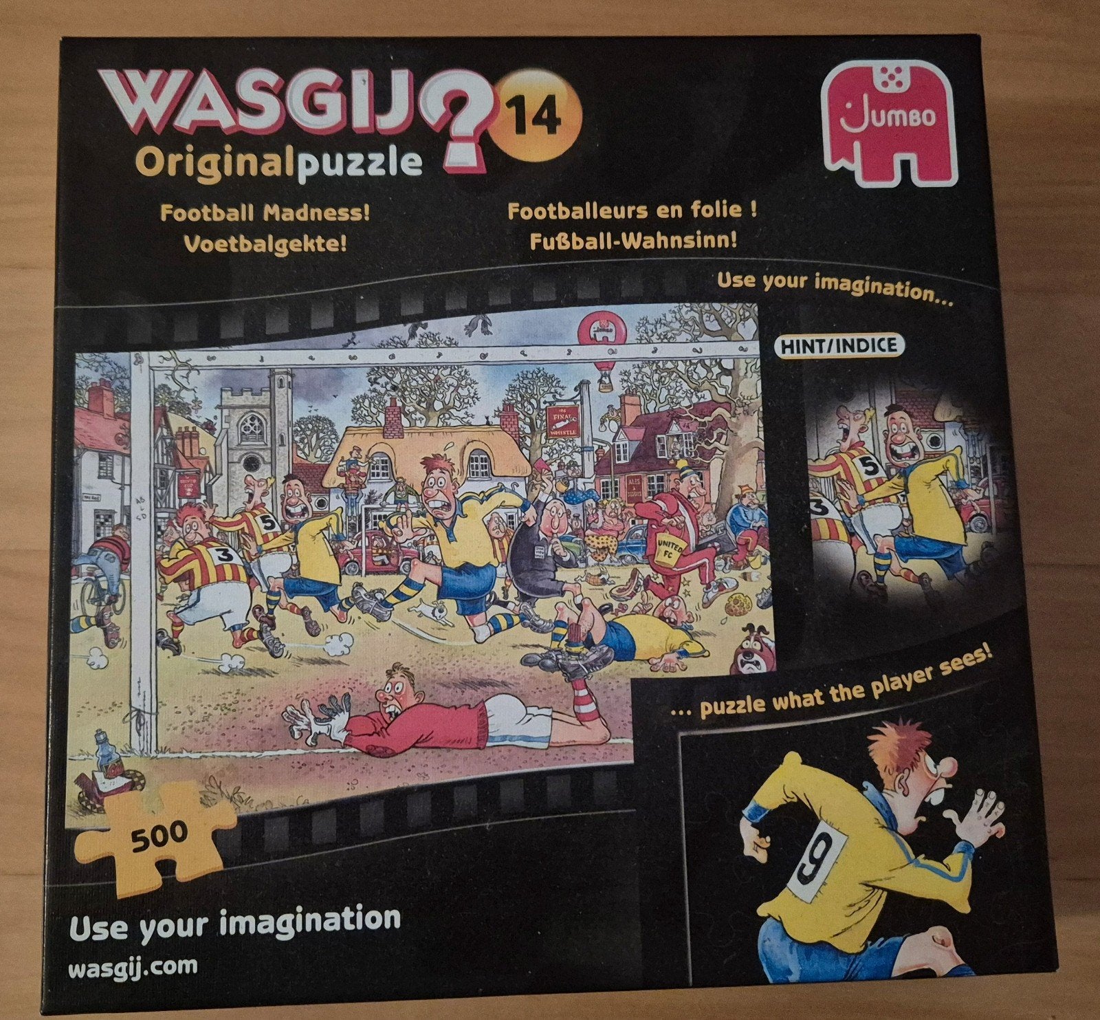 Wasgij Original 14: Voetbalgekte! 500 stukjes, Ophalen, Minder dan 500 stukjes, Gebruikt, Legpuzzel
