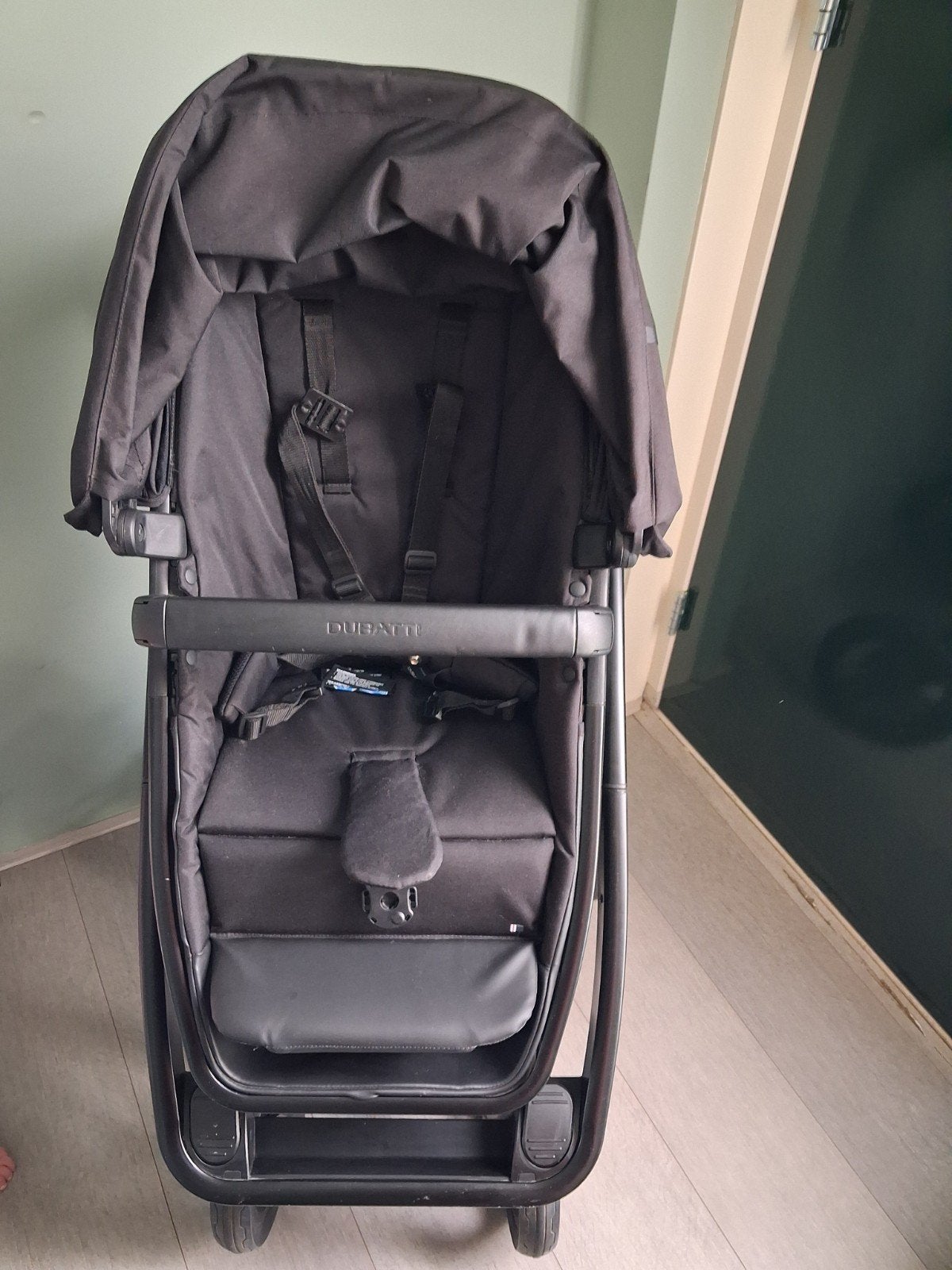 Dubatti two 2 in 1 kinderwagen en maxicosi marble met isofix, Gebruikt, Combiwagen, Met autostoeltje, Ophalen