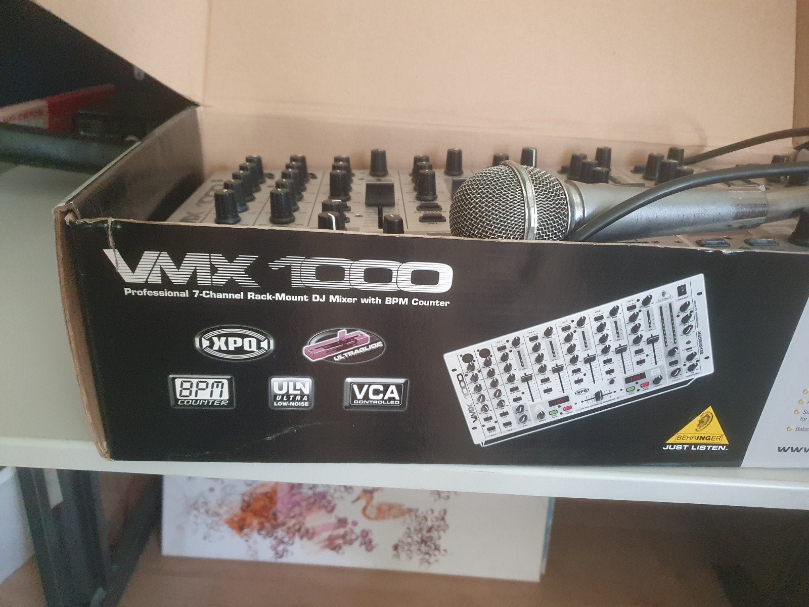 Behringer VMX1000 Professionele 7-kanaals DJ Mixer, Ophalen, Gebruikt, Dj-set, Behringer