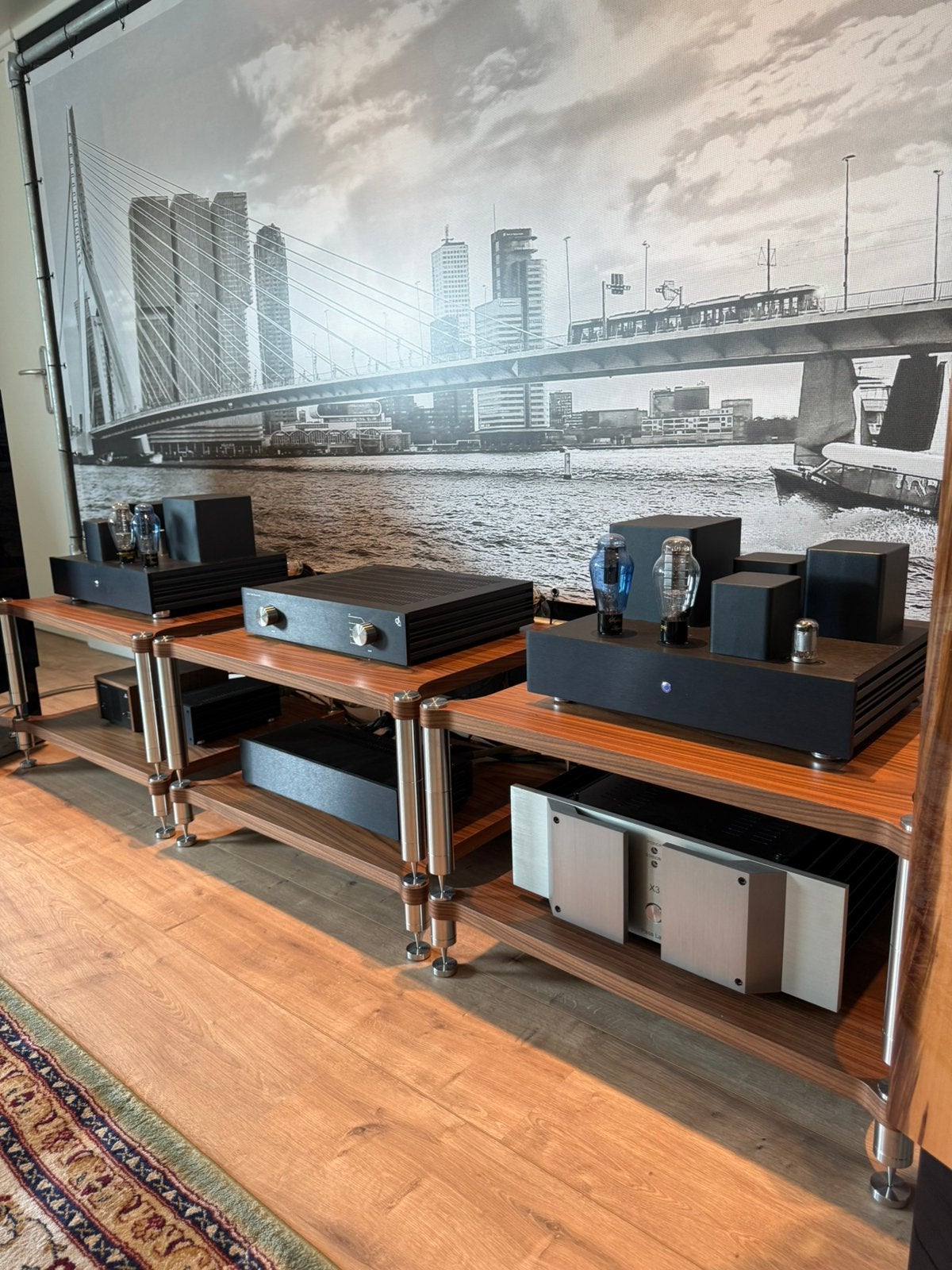 Buizen versterker set 300B mono blokken & voorversterker, Dion Audio, Versterker, 6827AR, Ophalen of Verzenden