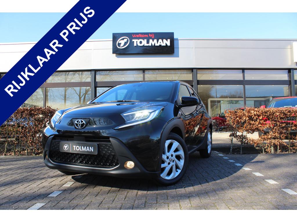 Toyota Aygo X 1.0 VVT-i MT x-First | Rijklaar | Stoelverw. |, 12 maanden, Stof, Gebruikt, Zwart