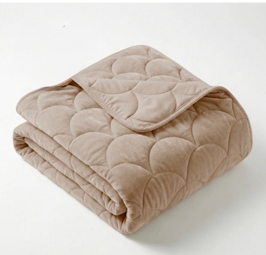 Verzwaringsdeken 12 kg Velvet Taupe 240x220 Wasbaar, Ophalen, Bruin, Deken of Dekbed, Nieuw