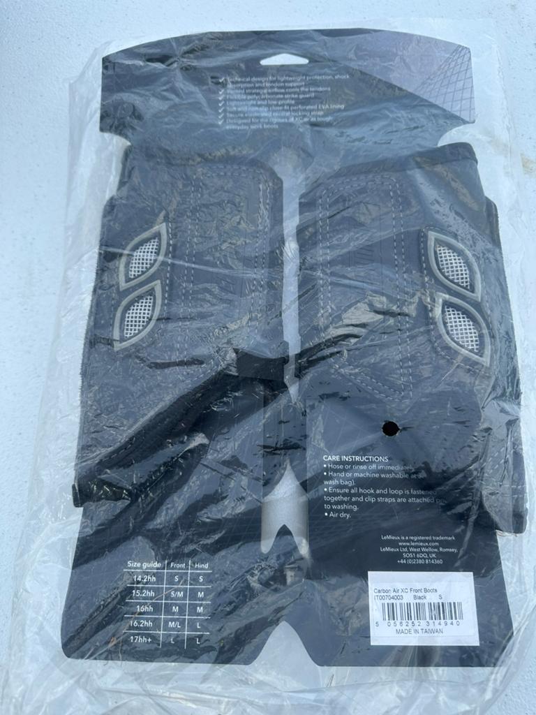 LeMieux Carbon Air cross beschermersset maat s, Dieren en Toebehoren, Ophalen of Verzenden, Nieuw