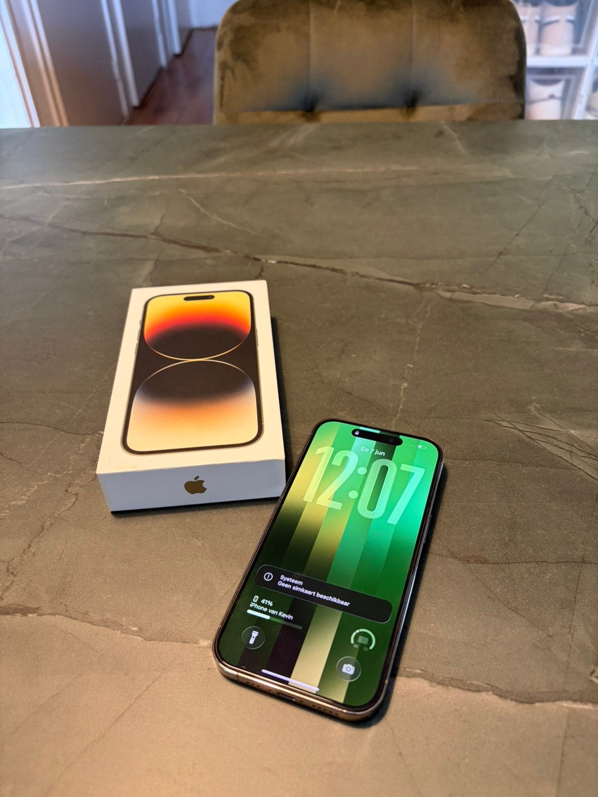 Iphone 14 pro 128gb goud, Ophalen, Zo goed als nieuw, Goud, 128 GB