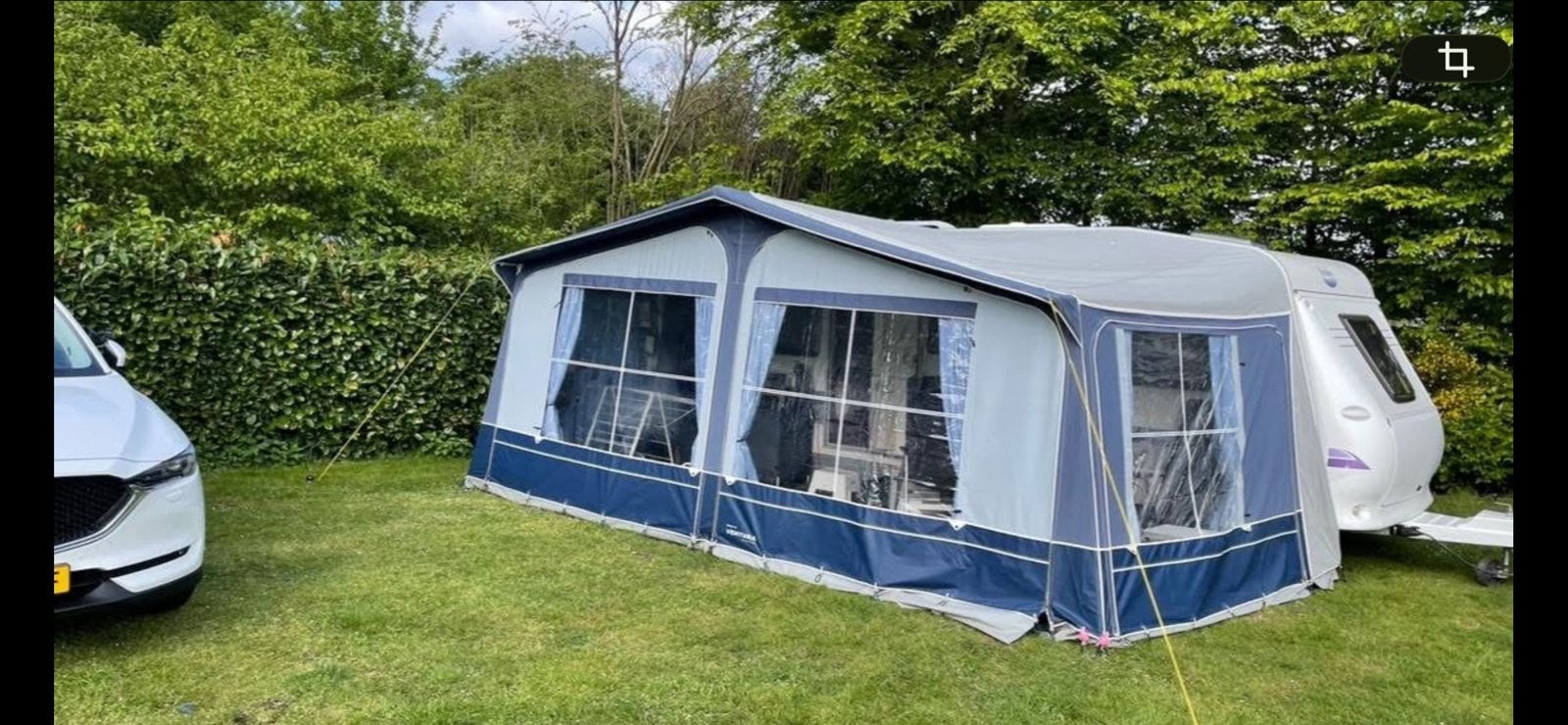 Ventura by Isabella voortent maat G18 voor Hobby 540 caravan, Caravans en Kamperen, Voortenten en Luifels, Ophalen, Gebruikt, Isabella