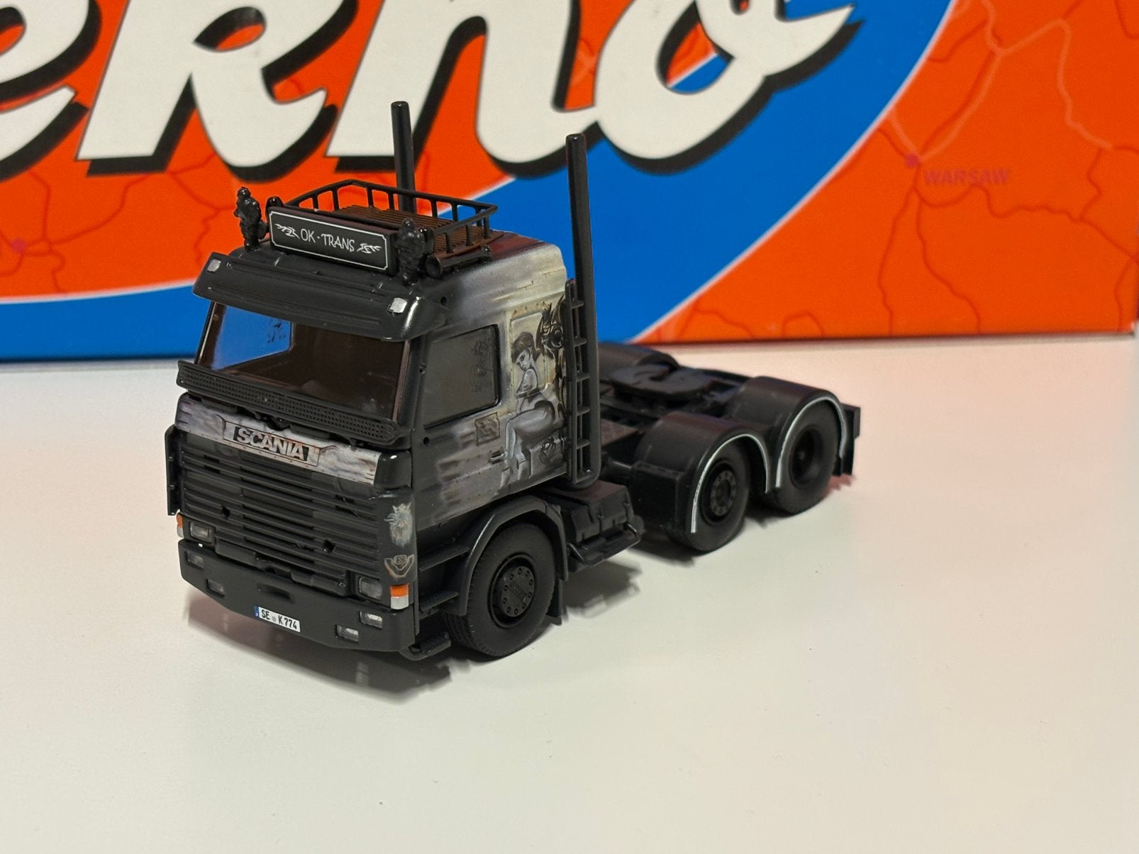 Tekno OK Trans, Ophalen of Verzenden, Zo goed als nieuw, Bus of Vrachtwagen, Tekno