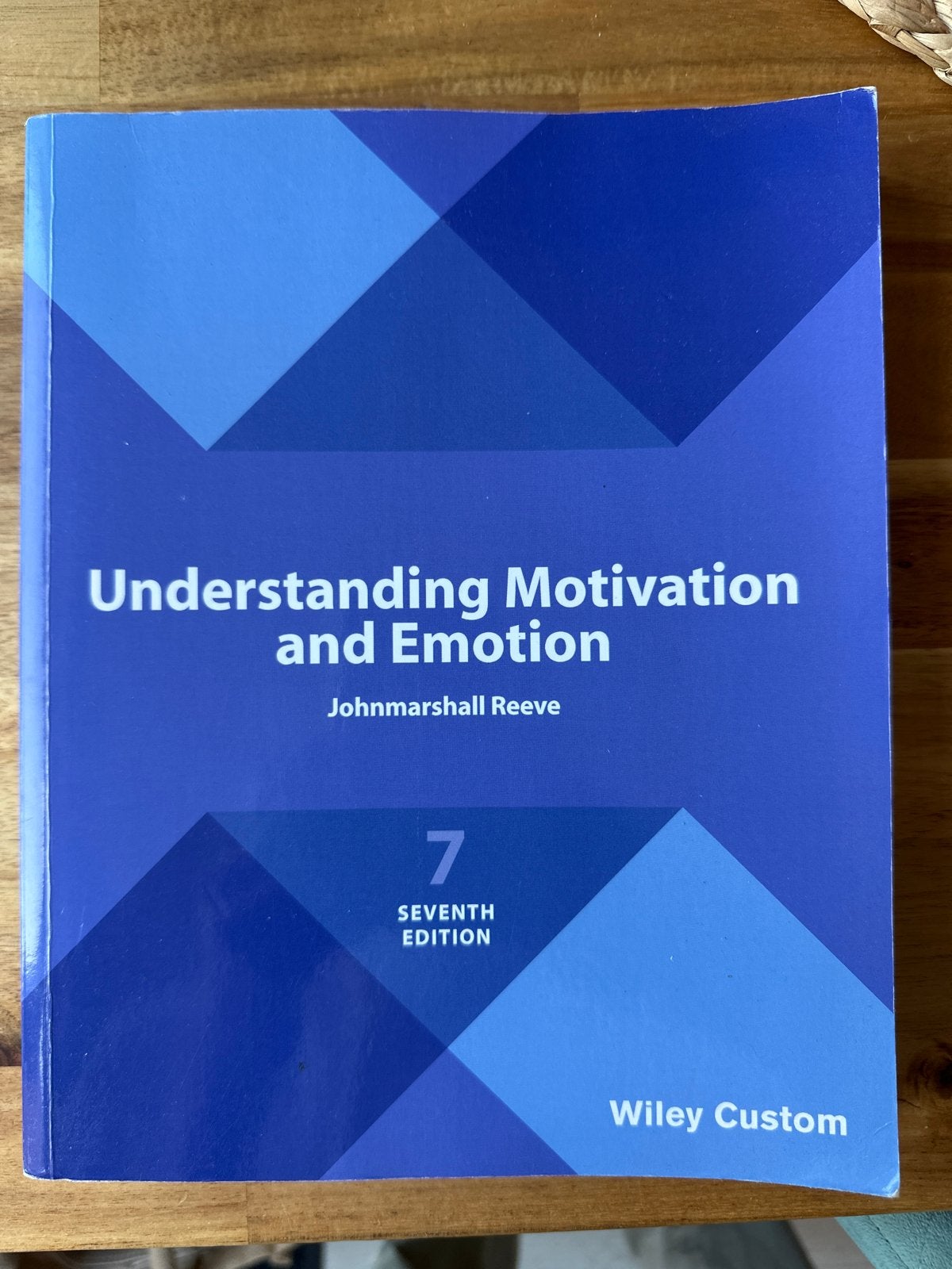 Understanding Motivation and Emotion - Johnmarshall Reeve, Boeken, Ophalen of Verzenden, Gamma, Zo goed als nieuw, HBO