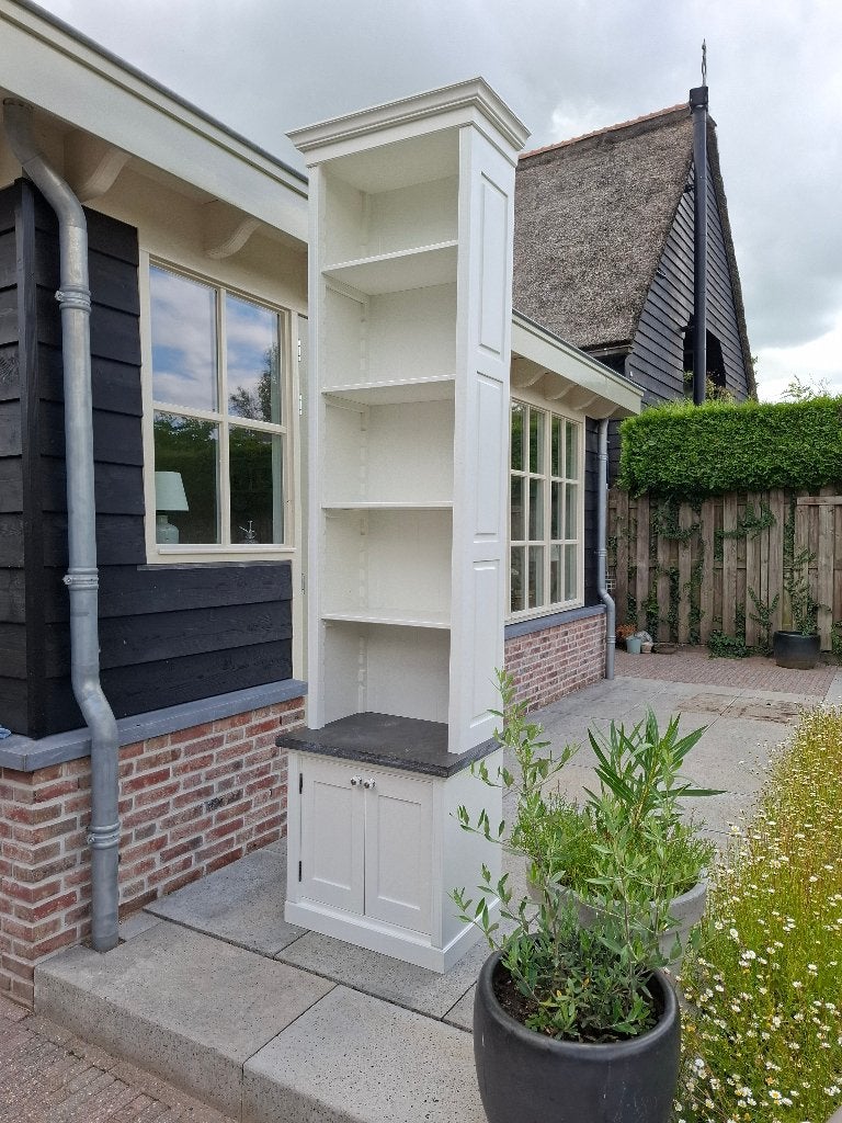 Boekenkasten met onderkast, Huis en Inrichting, Ophalen, Gebruikt, Met deur(en), 200 cm of meer