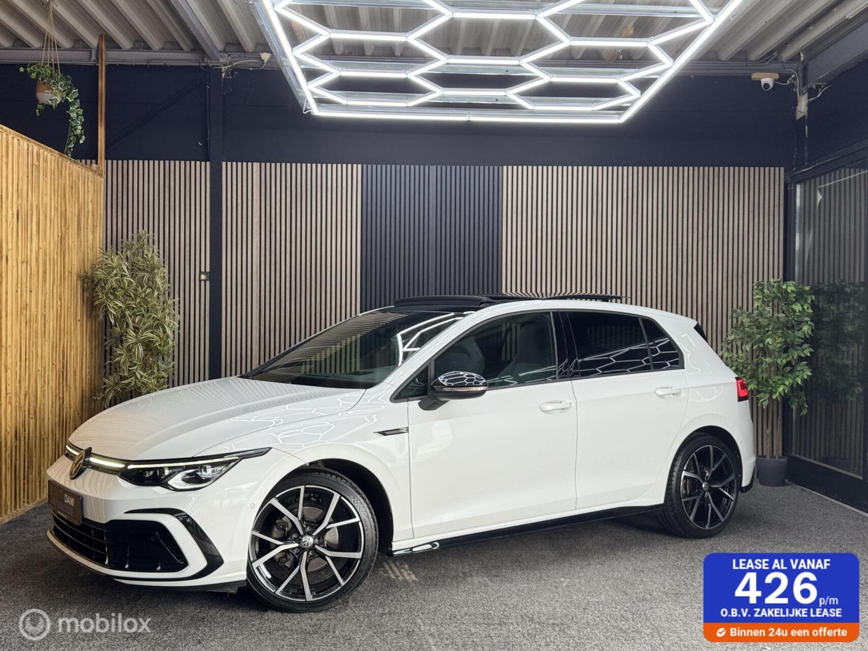 Volkswagen Golf 1.5 TSI R-Line|Pano|Matrix led|Hud|Harman, Auto's, 4 cilinders, 1246 kg, Wit, Bedrijf