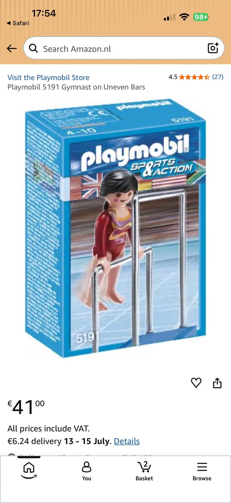 Playmobil zeldzaam collectors item, Kinderen en Baby's, Speelgoed | Playmobil, Ophalen of Verzenden, Nieuw
