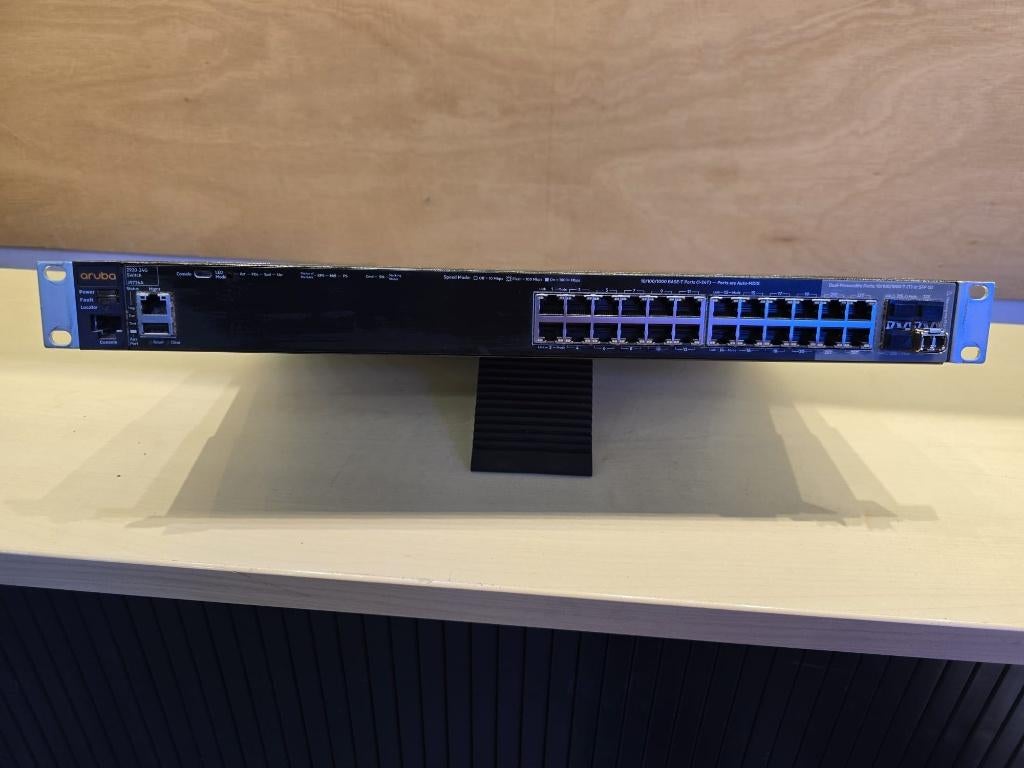 HP / Aruba J9726A (2920-24G) – 24-poort, Refurbished, Ophalen of Verzenden, Jethromeijers, Info@jethromeijer.com
